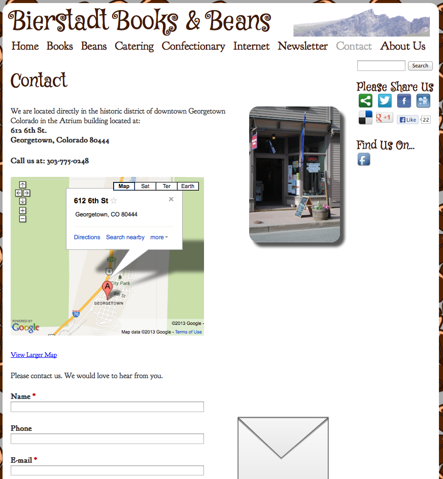 Bierstadt Books and Beans