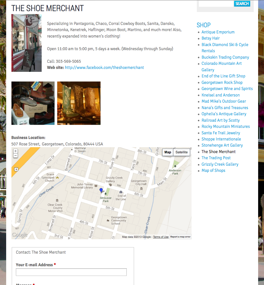 Business Page