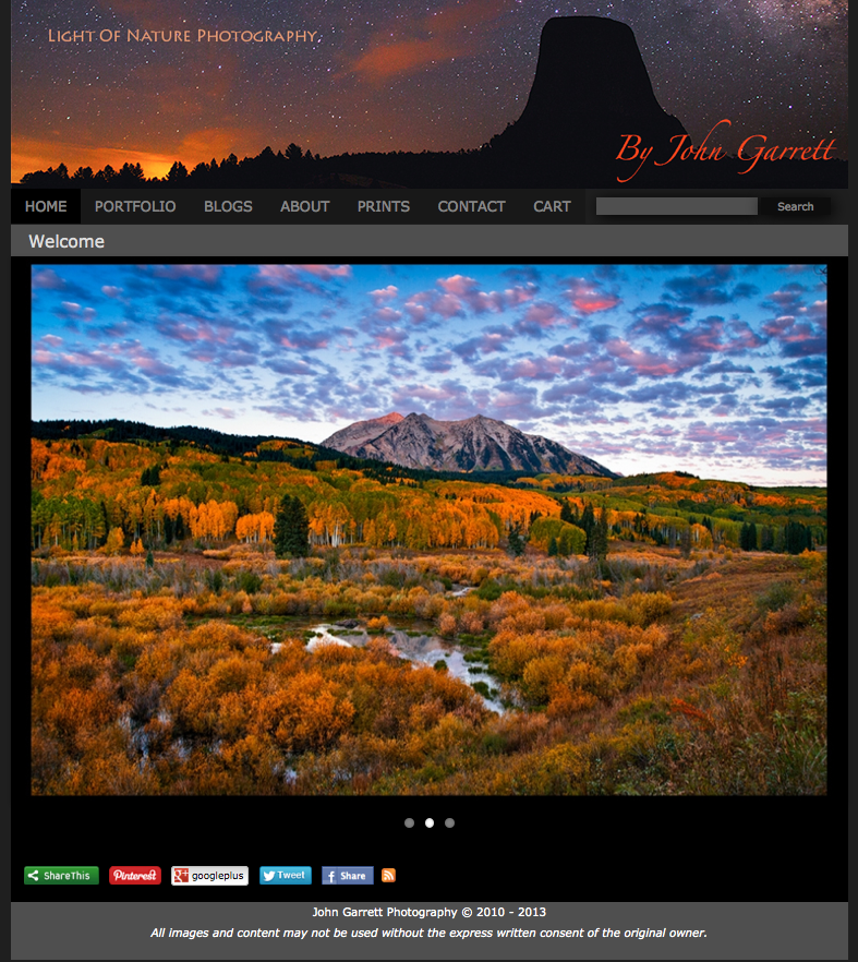 Front Page Slideshow