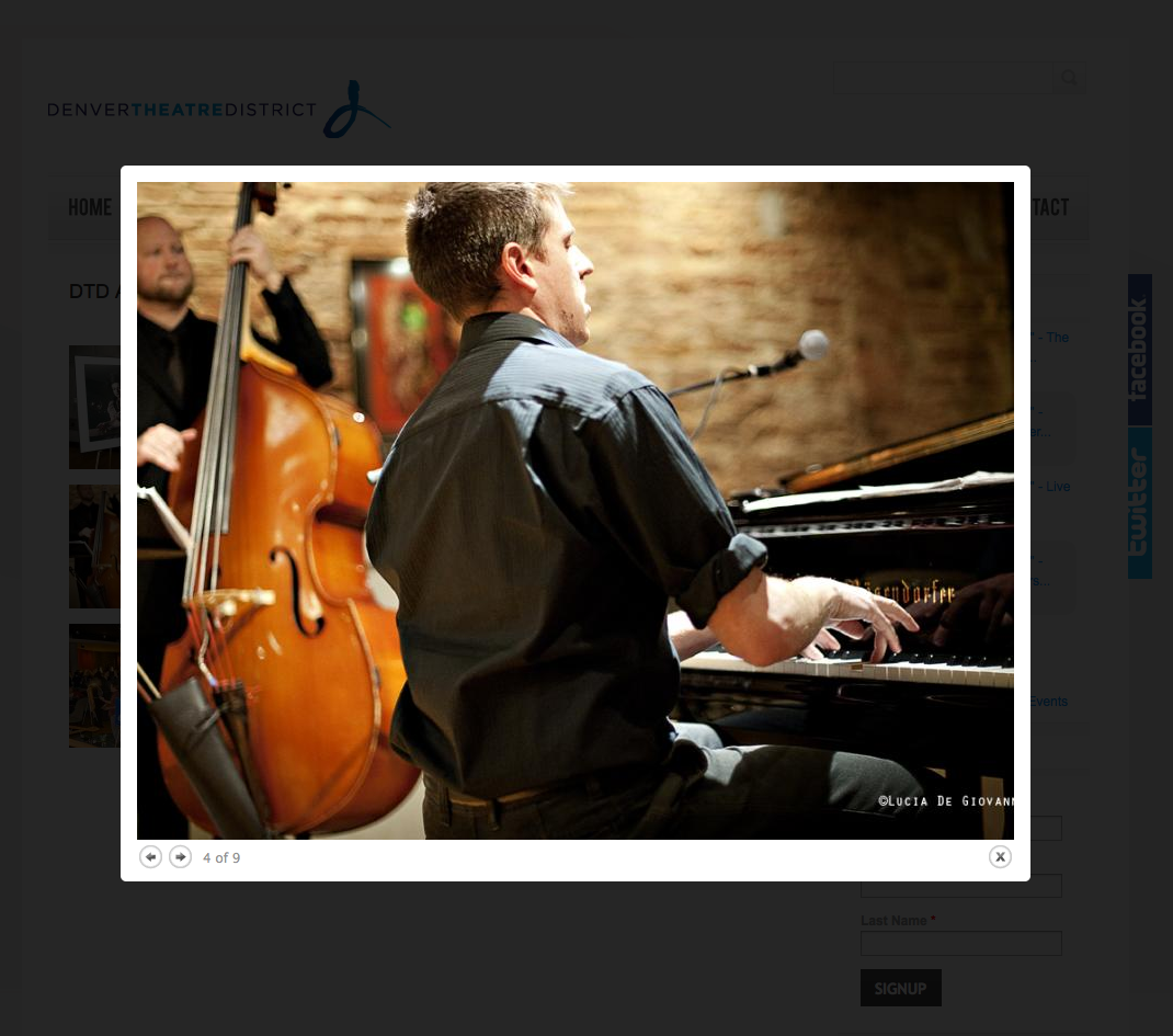Image Gallery with Pop Up