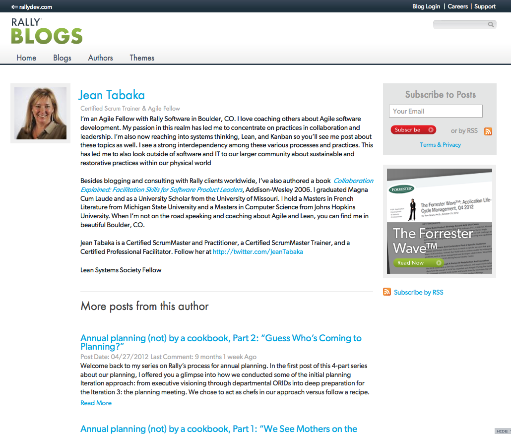 Rally Blog Author Rally Blog Author