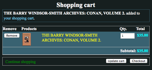 Shopping Cart